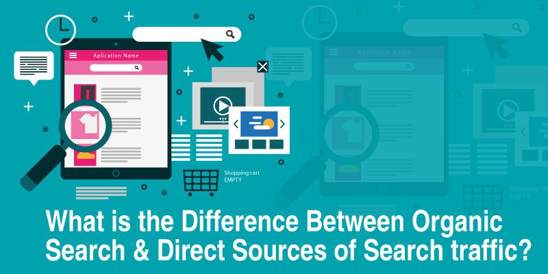 The difference between direct traffic and organic traffic in TLDR
