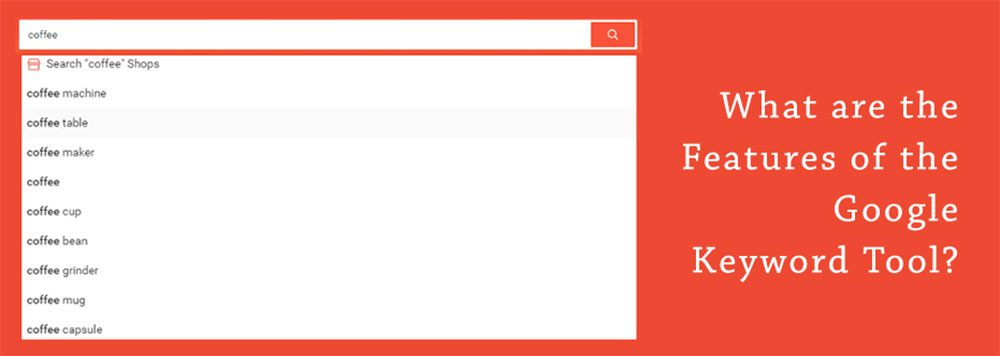 What are the Features of the Google Keyword Tool? What are the Features of the Google Keyword Tool?
