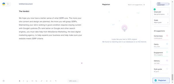 What is the significance of SERP?