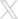 X